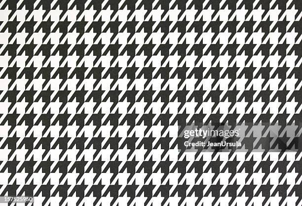 houndstooth printed paper - houndstooth stock pictures, royalty-free photos & images