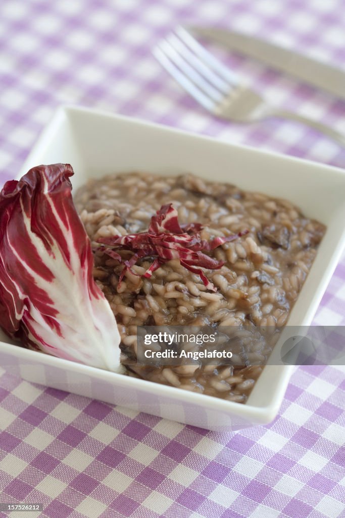 Risotto with radicchio