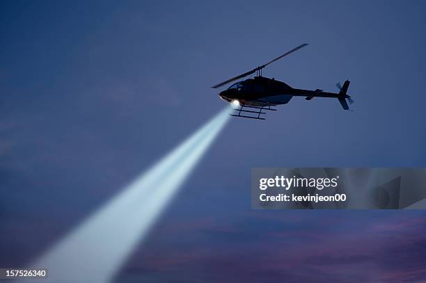 polícia helicopters - helicóptero - fotografias e filmes do acervo