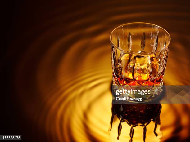 glass and whiskey - rum stock pictures, royalty-free photos & images