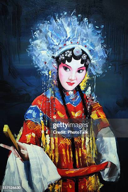 chinese opera - xlarge - arts express yourself 2009 stock pictures, royalty-free photos & images