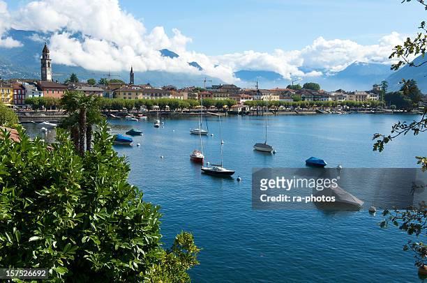 ascona, lake maggiore - ticino canton stock pictures, royalty-free photos & images
