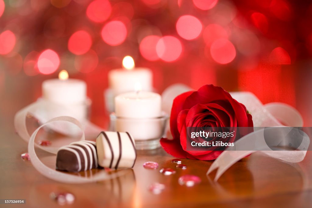 Chocolates y velas