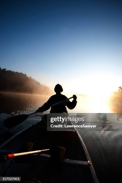 boundary waters canoe area wilderness, sunrise. - boundary waters canoe area stock pictures, royalty-free photos & images