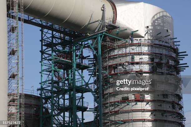 gas turbine power plant - gas turbine stock pictures, royalty-free photos & images