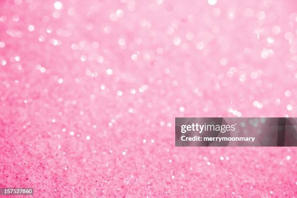 pink sugar sparkle background - cute pattern stock pictures, royalty-free photos & images