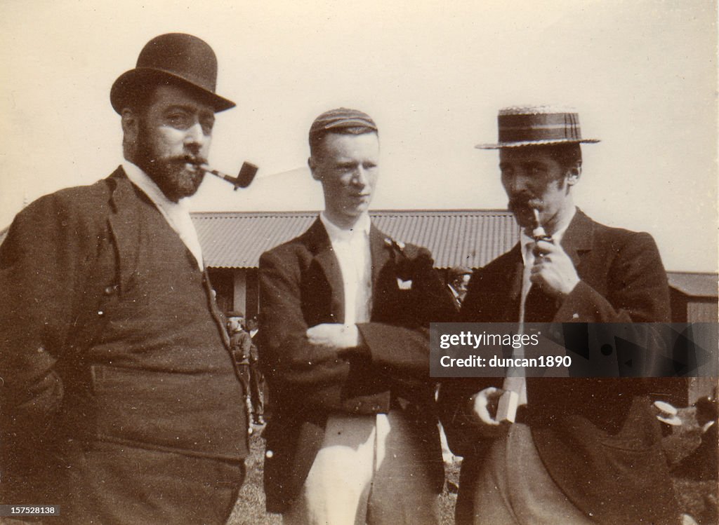 Vintage photograph Victorian Men