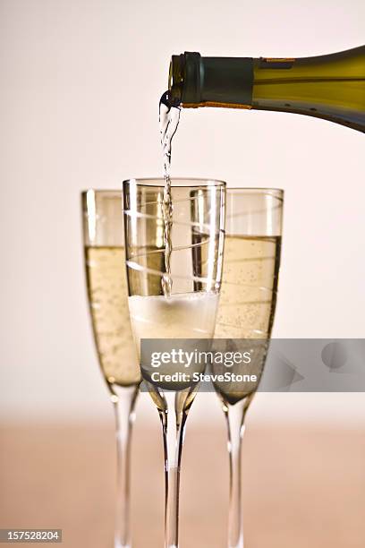 celebrations champagne cava sparkling white wine drink - prosecco stock pictures, royalty-free photos & images