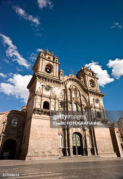 kathedrale in cusco - bezirk cuzco stock-fotos und bilder