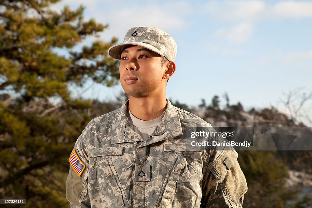 Young American Soldier