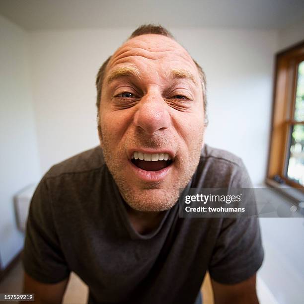 starting the day - narrowed eyes stock pictures, royalty-free photos & images