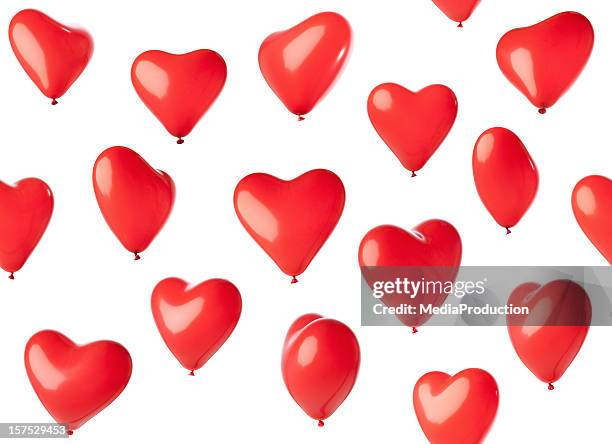 balões em forma de coração sem - heart - fotografias e filmes do acervo