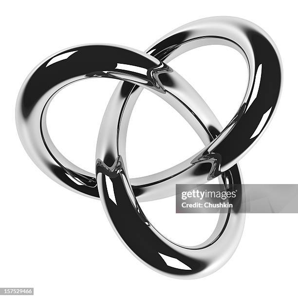 abstract symbol - chrome stockfoto's en -beelden