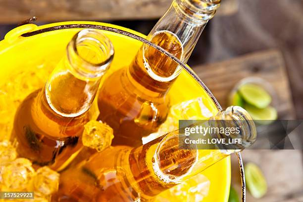 cubo de cerveza - bucket fotografías e imágenes de stock