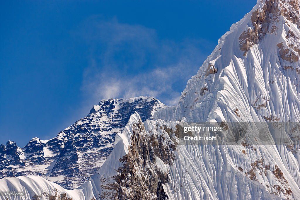 Lhotse. Everest Circuit. Nepal motives.