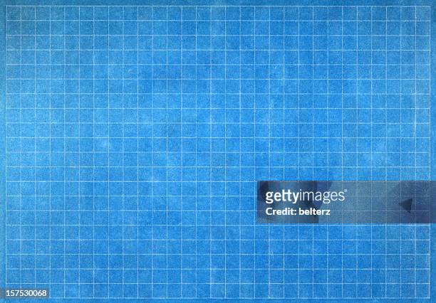 graph paper - blueprint texture stock pictures, royalty-free photos & images