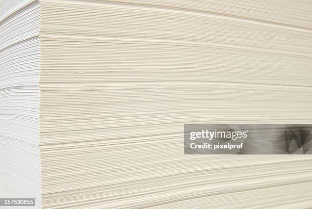 pile of blank paper - ream of paper stock pictures, royalty-free photos & images