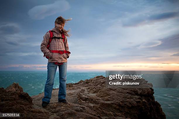 sunrise at castlepoint, new zealand - north island new zealand 個照片及圖片檔