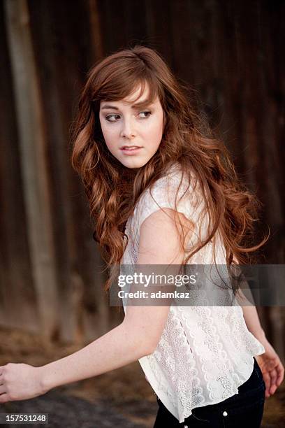 Girl Running High-Res Stock Photo