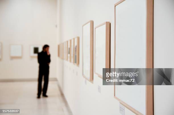 galleria d'arte - exhibition foto e immagini stock
