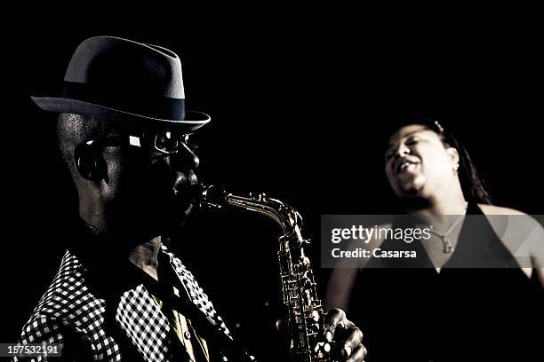 jazz music performers - ska stockfoto's en -beelden
