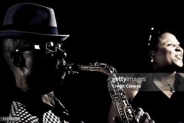 música de artistas de jazz - club singer fotografías e imágenes de stock