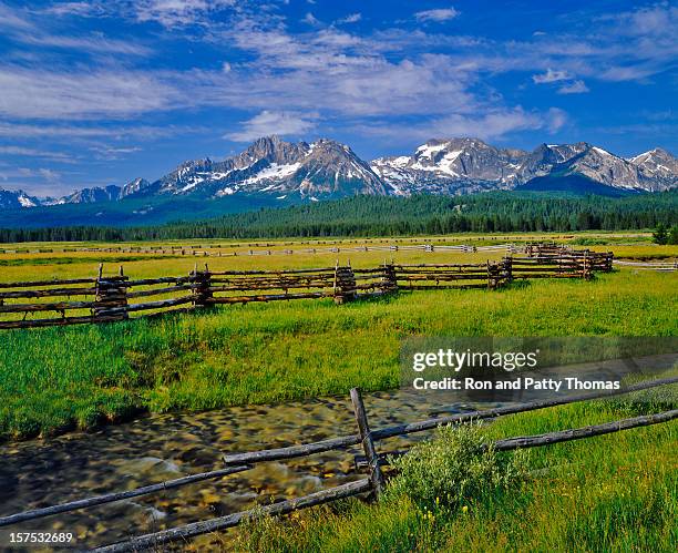 sawtooth mountain range, idaho - national forest stock pictures, royalty-free photos & images