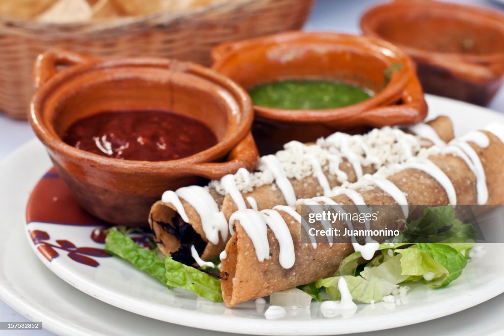 Crispy Rolled Taquitos (flautas)