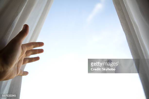 open the curtains - opening event stock pictures, royalty-free photos & images