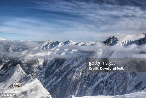 alpine getaway - zell am see stock pictures, royalty-free photos & images