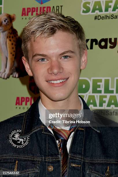 Kenton Duty attends the Delhi Safari Los Angeles premiere at Pacific Theatre at The Grove on December 3, 2012 in Los Angeles, California.