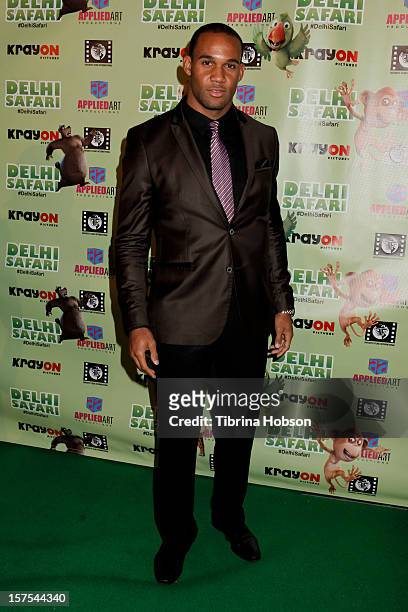 Bret Lockett attends the Delhi Safari Los Angeles premiere at Pacific Theatre at The Grove on December 3, 2012 in Los Angeles, California.