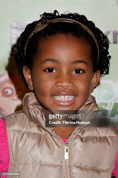 Layla Crawford attends the Delhi Safari Los Angeles premiere at Pacific Theatre at The Grove on December 3, 2012 in Los Angeles, California.