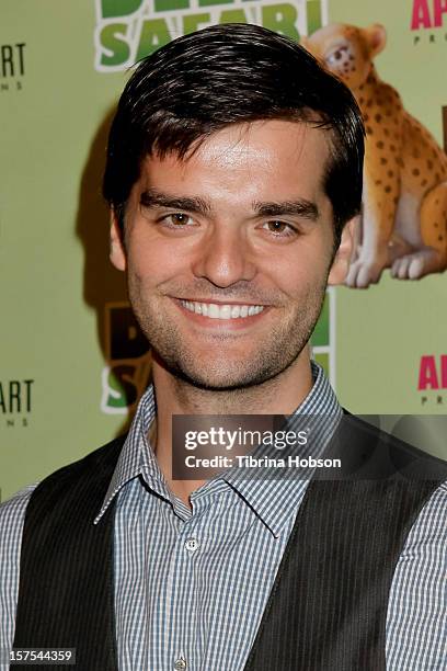 Ben Decker attends the Delhi Safari Los Angeles premiere at Pacific Theatre at The Grove on December 3, 2012 in Los Angeles, California.