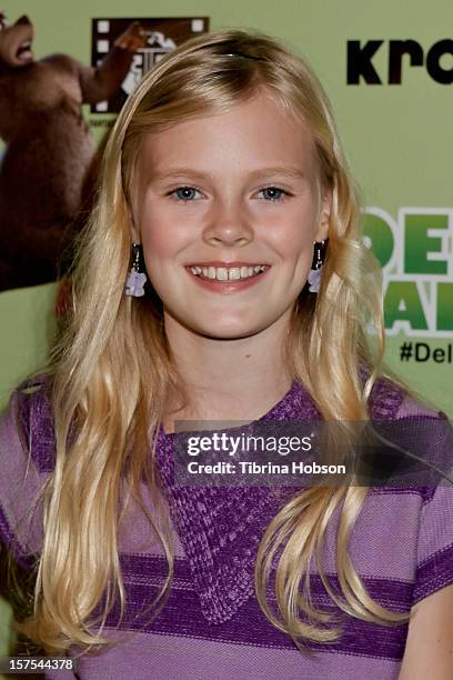 Harley Graham attends the Delhi Safari Los Angeles premiere at Pacific Theatre at The Grove on December 3, 2012 in Los Angeles, California.