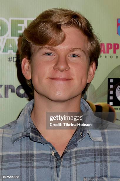 Doug Brochu attends the Delhi Safari Los Angeles premiere at Pacific Theatre at The Grove on December 3, 2012 in Los Angeles, California.