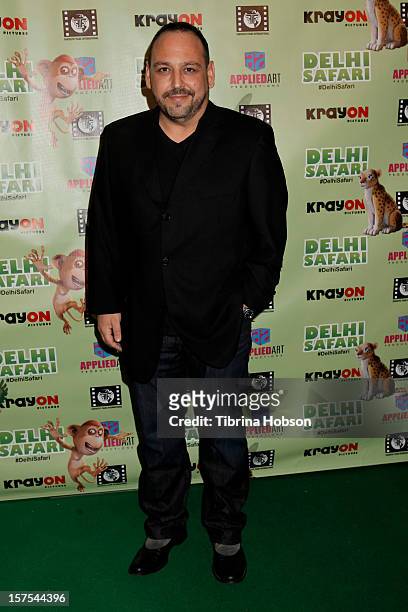 Blanc attends the Delhi Safari Los Angeles premiere at Pacific Theatre at The Grove on December 3, 2012 in Los Angeles, California.