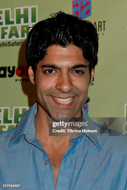 Prashant Raj attends the Delhi Safari Los Angeles premiere at Pacific Theatre at The Grove on December 3, 2012 in Los Angeles, California.