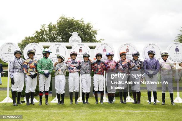 Jockeys Laura Toogood, Olivia Kennedy, Saffron Oliver, Milica Dusanovic Roya Nikkhah, Annabelle Hadden-Wight, Khadija Al Bastaki, Caroline Miller,...