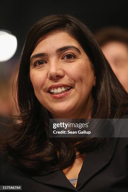 German Christian Democratic Union member Aygul Ozkan attends the CDU federal party convention on December 4, 2012 in Hanover, Germany. The CDU has a...