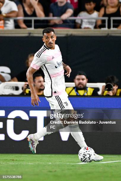 Danilo of Juventus during the pre-season friendly match between Juventus and Real Madrid at Camping World Stadium on August 2, 2023 in Orlando,...