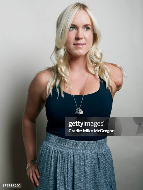 Surfer Bethany Hamilton is photographed for Self Assignment on September 11, 2012 in New York City.