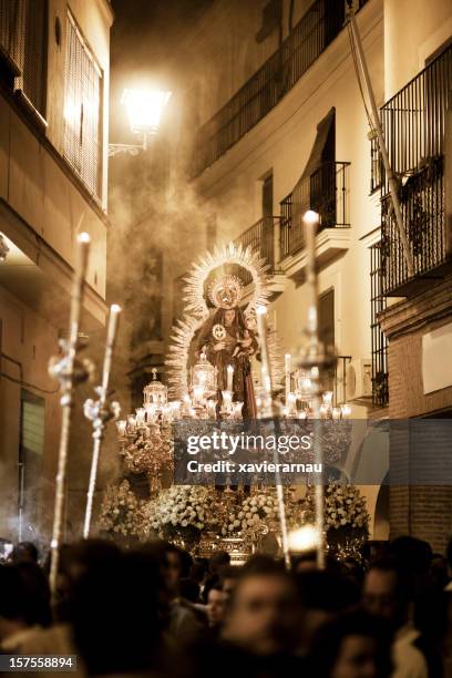 procession - holy week stock pictures, royalty-free photos & images
