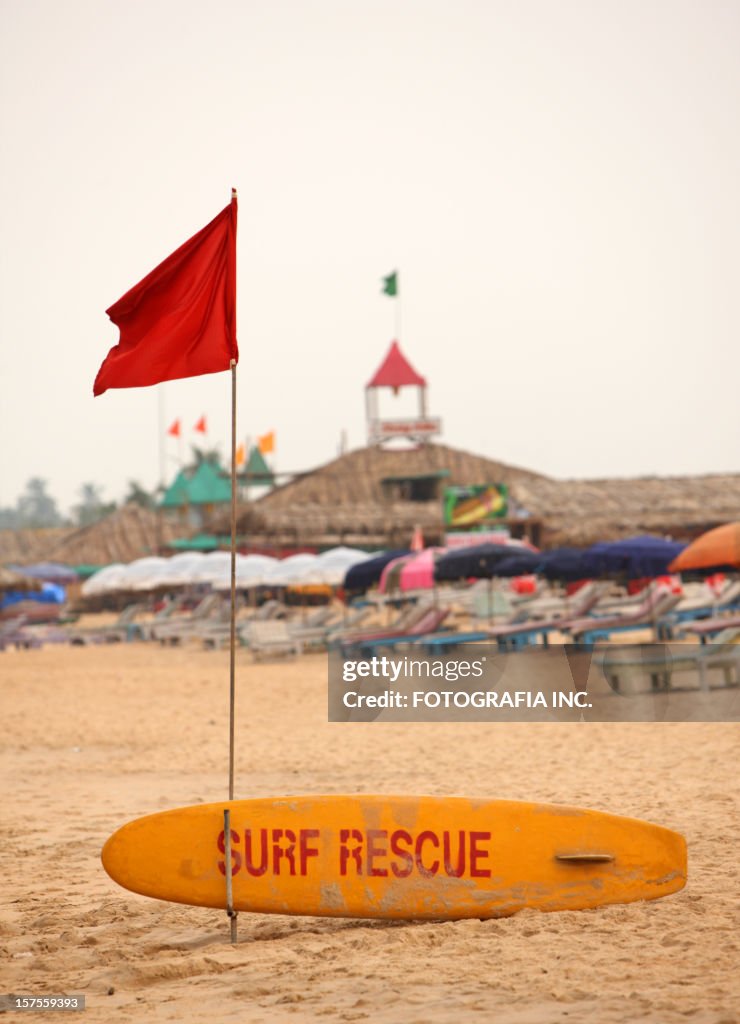 Surf rescue in Goa