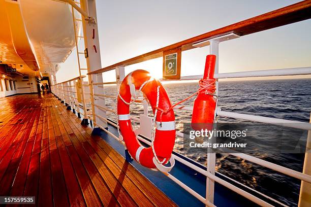 life boat, preserver and safety beacon - rescue boat stock pictures, royalty-free photos & images