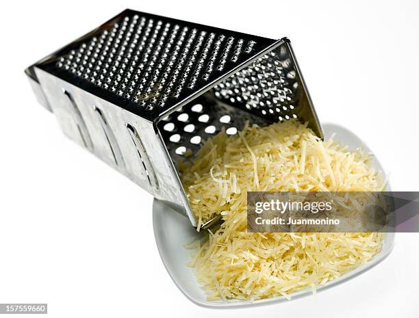 shredded parmesan cheese - grated stock pictures, royalty-free photos & images