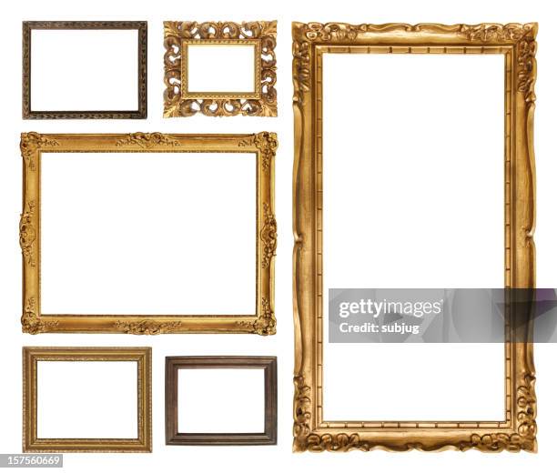 frames collection - barokstijl stockfoto's en -beelden