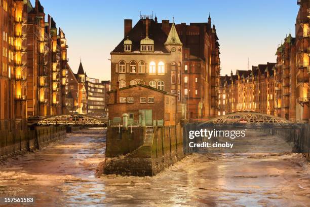 speicherstadt hamburg - hamburg germany port stock pictures, royalty-free photos & images