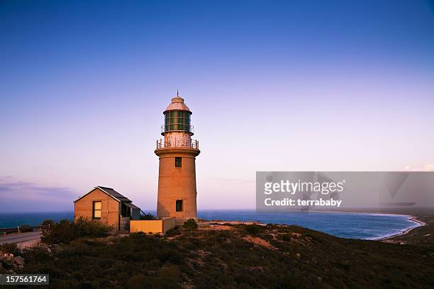 ニンガルー・灯台夕暮れの風景 - エクソマス ストックフォトと画像