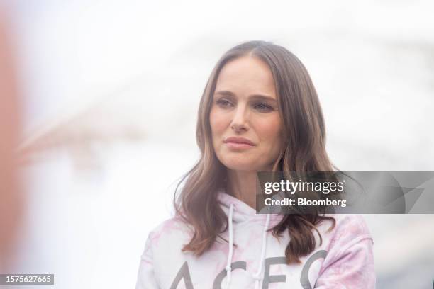 Actress Natalie Portman during an interview on "The Circuit with Emily Chang" in Los Angeles, California, US, on Sunday, March 26, 2023. Though the...